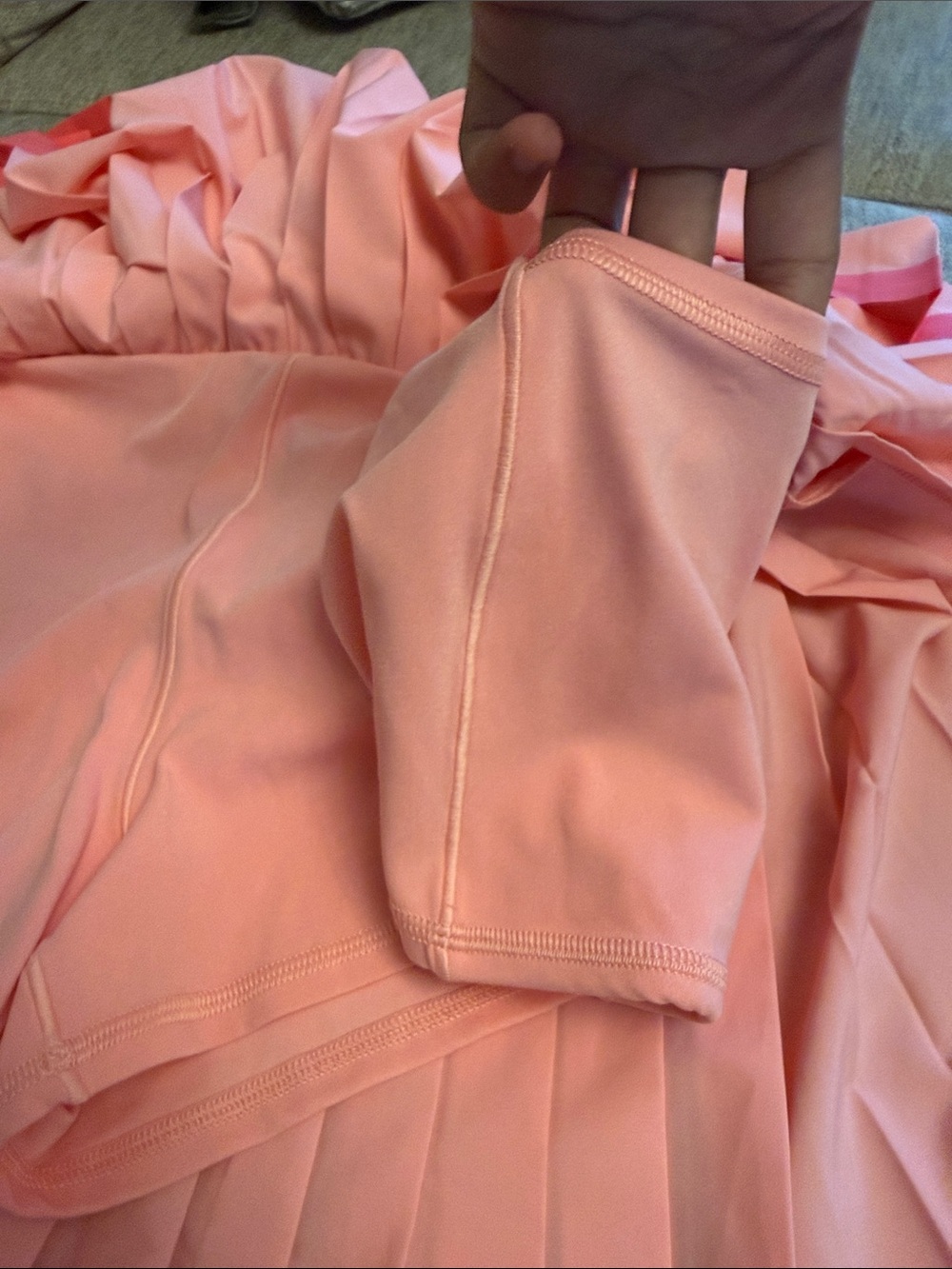 BRAND NEW WITH TAGS aerie Coral Pink Active Skirt Size XL - Picture 8 of 11